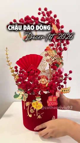 Thấy đào đông là thấy Tết về #daodongdontet #chaudaodong #chaudaodongtrangtri #chaudaodongdo #cothaoriviu 