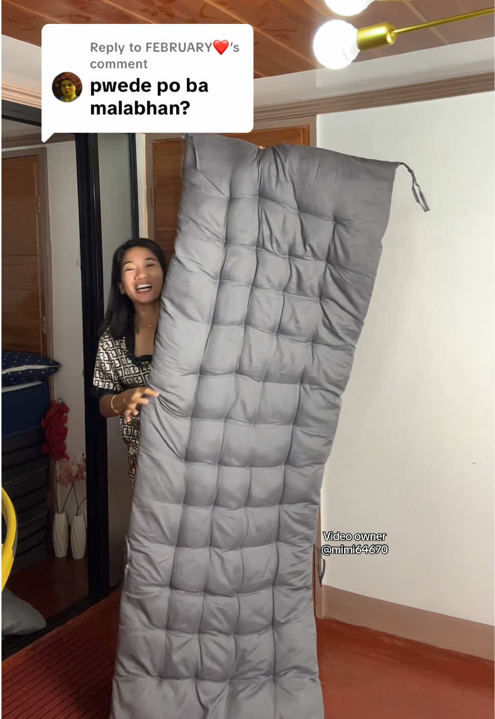 Replying to @FEBRUARY❤️ yes mam pwede #foam #sapin #malambot #cushion #fyp 