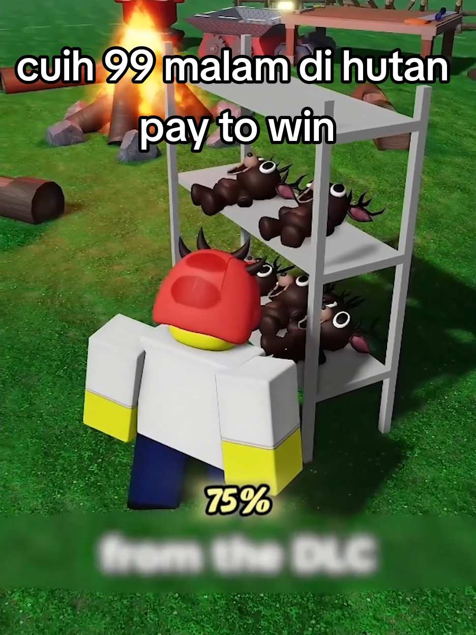 pay to win gini skarang #99nightsintheforest #99nights #99nightsintheforestroblox #paytowin #survivalgame 