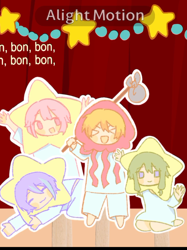 happy new year .  .  .  #tsukasatenma #nenekusanagi #ruikamishiro #emuotori #projectsekai (insert 50 hashtags) 