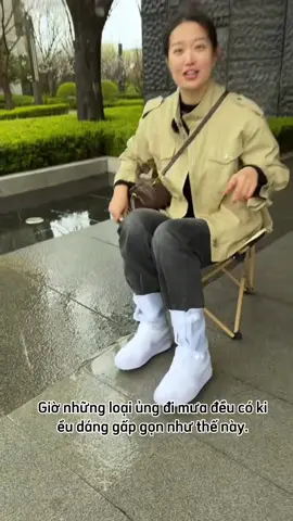 Ủng đi mưa silocon cao cấp, thời trang. Có thể kết hợp được với mọi trang phục đắt tiền #ungdimua #ungbaovegiay #mua 