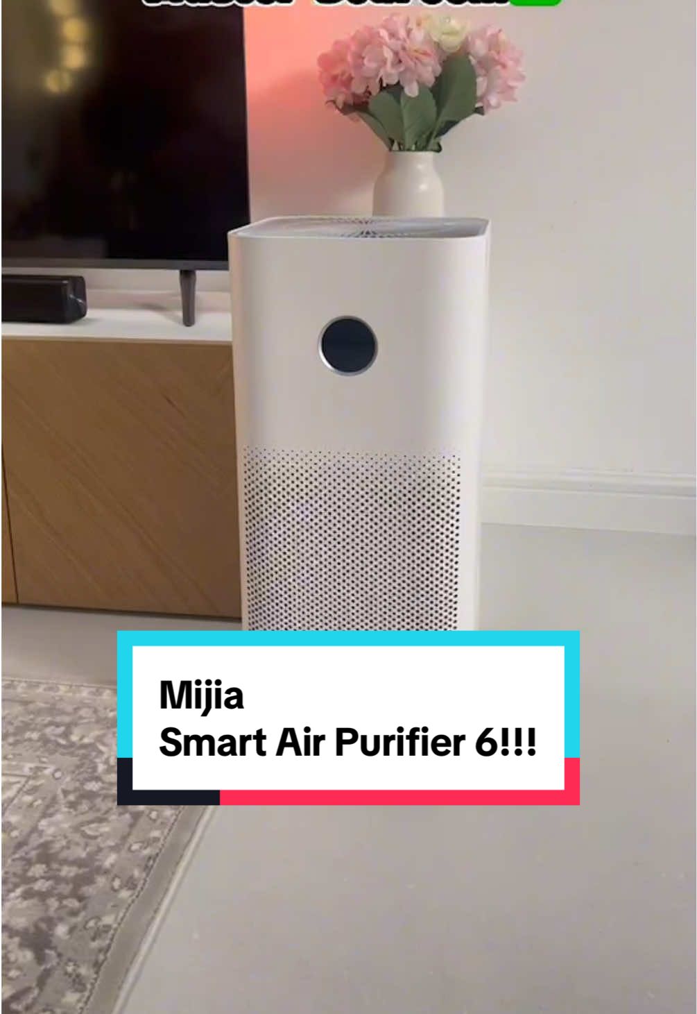 Mijia Smart Air Purifier 6 ❤️❤️❤️ 🤩Five-sensor system  🤩Effective allergen removal 🤩Purifies the whole house in 3.5 min 🤩The ideal sleep companion  🤩Smart control #xiaomi #homeappliances #mijiasmartairpurifier6 #airpurifier #fypシ゚ 