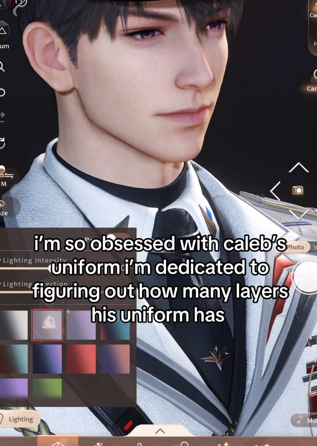 how does he fight in that genuinely i need to know #loveanddeepspace #calebloveanddeepspace #loveanddeepspacecaleb #fyp 