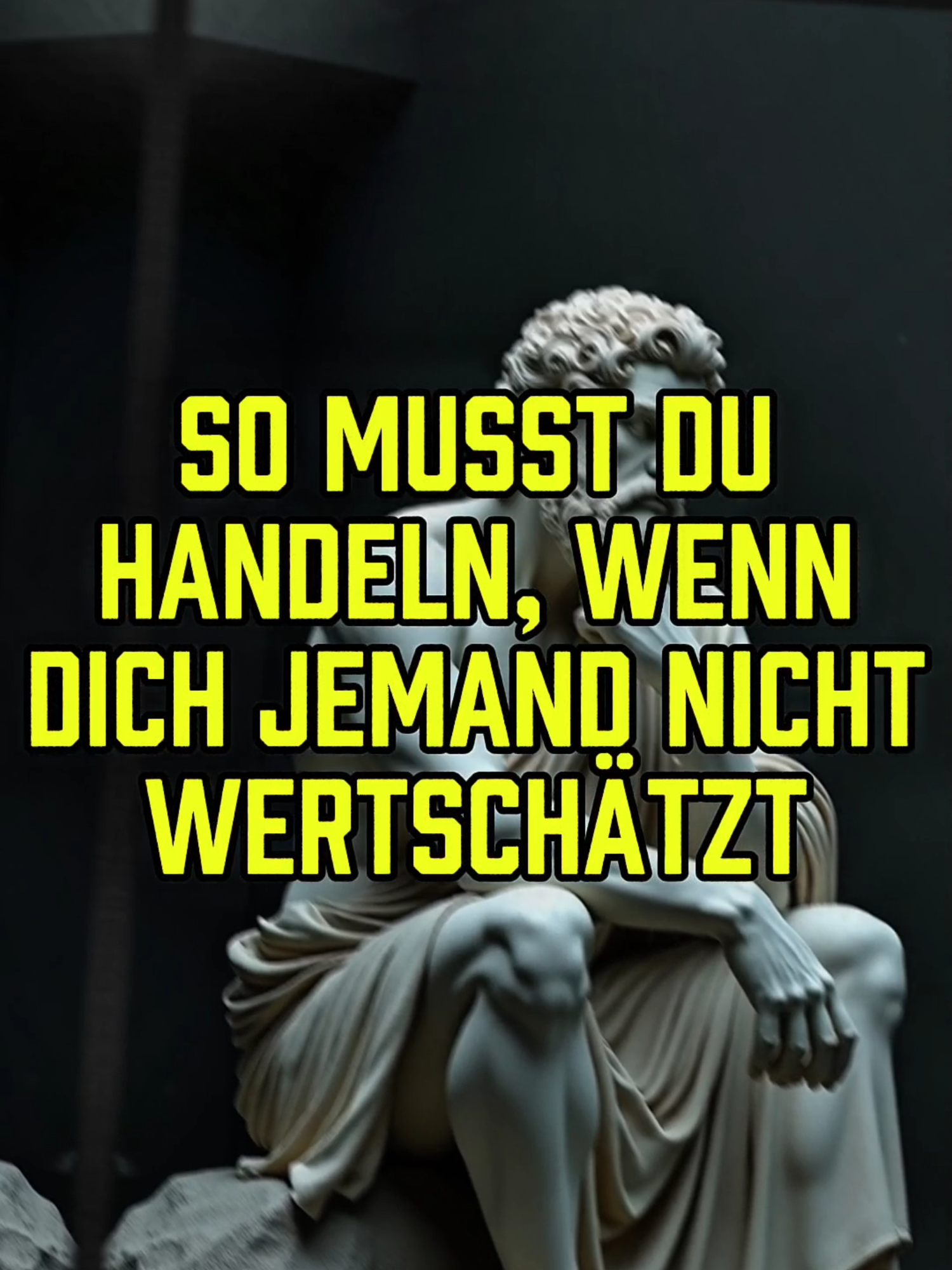 Wenn dich jemand nicht wertschätzt, musst du lernen, Abstand zu halten. Ruhe, Klarheit und Selbstrespekt – das ist echte Stärke. Folge für mehr stoische Weisheit und mentale Disziplin. Speichere, teile und kommentiere, um diese Botschaft zu verbreiten. #stoisch #mentaleStärke #respekt #selbstwert #klarheit #disziplin #weisheit #selbstkontrolle #mindset
