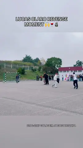 LUCAS CLARO REVENGE MOMENT 🙌🍷🗿 #lucasclaro #revenge #moment #futebol #escola 