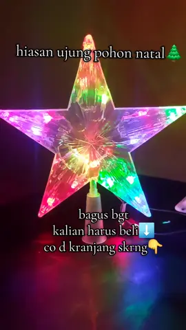 #pohonnatal #hiasanpohonnatal #ornamennatal #lampubintang 