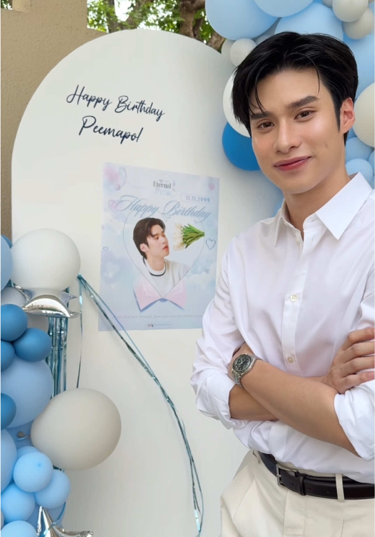 HAPPY BIRTHDAY TO PEEMAPOL ขอบคุณที่เกิดมาบนโลกใบนี้ @peakpeemapol  CR. แอดเองที่เป็นแฟนคลับท่านหนึ่ง 🤭 #peakpeemapol  #pearlpeak #เพิร์ลพีค 