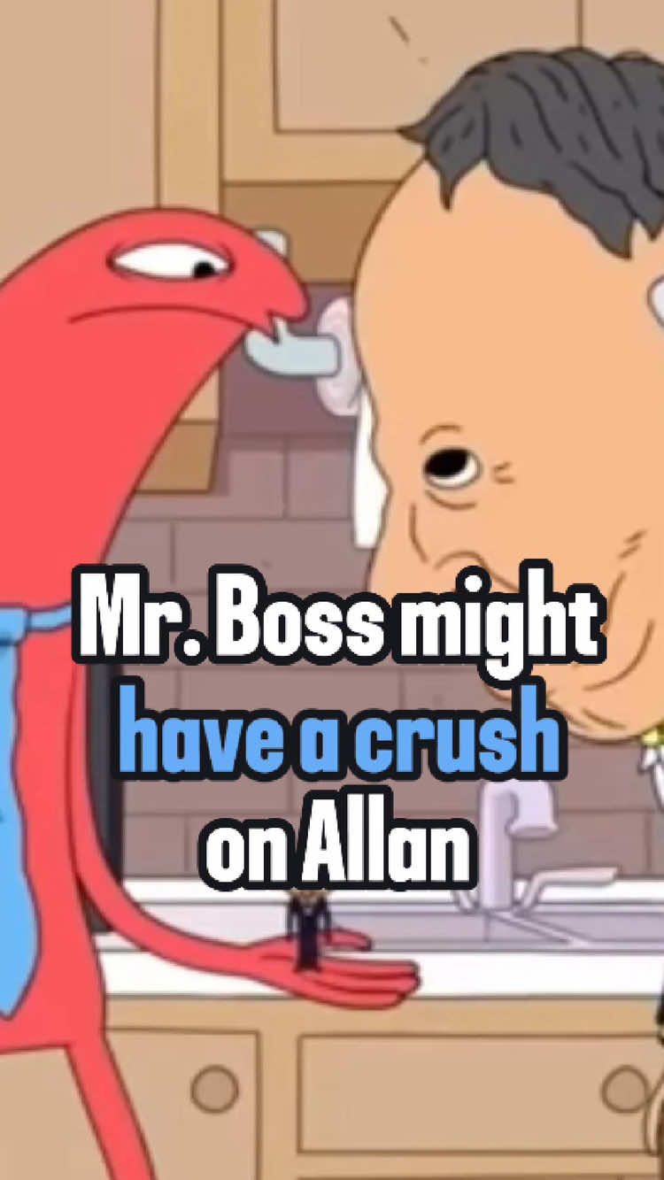 Mr. Boss might secretly have a crush on Allan — and here are the details.#smilingfriends #adultswim #funny #allan #mrboss 