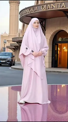 Viosa Daily - SOORA Set Abaya Khimar Anti UV Outfit Syari Umrah Haji Bonus Box Exclusive #setabaya #outfitsyari #umrahhaji #ootdfashion #trending 