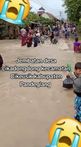 kalau musim hujan bagaimana anak anak sekolah?bagaimana kepala keluarga mencari rezeki?jika akses jalannya saja seperti ini ?semoga segera dibangun yah pak @dimyati.natakusumah @gerindra @gubernurbanten_ #viral  #jembatanbanjir 