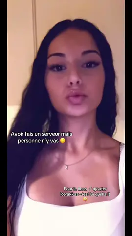 J’ai fais le meilleur serveur français mais personne ne veut le rejoindre je ne sais pas pourquoi n’y comment mais personne ne viens donc si tu pourrais y aller je te remercierai 🤪#discord 