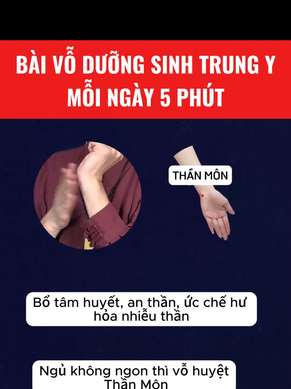 Bài dưỡng sinh vỗ tay giải quyết đa số các vấn đề của bạn #baitaptainha #baitapduongsinh 