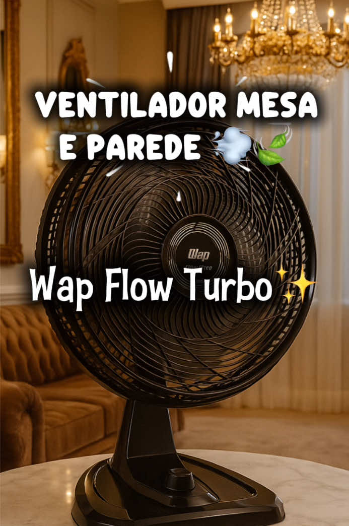 Sinta o poder do vento com estilo! 🌬️✨ O Ventilador WAP Flow Turbo 180W une potência, design e silêncio para refrescar seu ambiente com elegância. Ideal para mesa ou parede! 💨🔥#ventilador #verao #WAP #vento #refrescar 