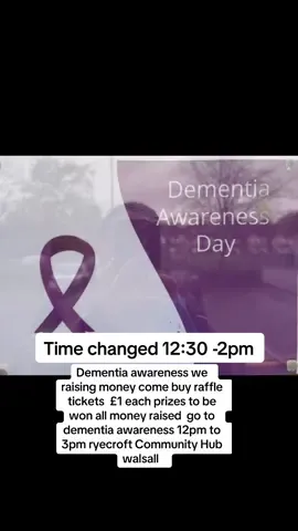 Dementia awareness, Rycroft community hub walsall #viral #health #dementiaawareness #helppeople#helppeople_god_will_help_you 