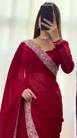Red saree ❤️#behuli❤️ #pannafancystore😊 