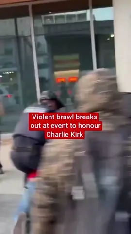 A brawl broke out Monday as protesters demonstrated near a Turning Point USA event at the University of California, Berkeley. Protesters gathered on Bancroft Way ahead of the conservative group’s event, featuring comedian Rob Schneider and Christian author Frank Turek. Exactly two months ago, Turning Point’s founder, Charlie Kirk, was assassinated at a similar event on a Utah college campus. Demonstrators wore keffiyehs — an Arab headdress that has been worn among pro-Palestinian demonstrators amid the Israel-Hamas war — and chanted, “No Trump, No KKK, no fascist USA,” according to the non-profit news site Berkeleyside.