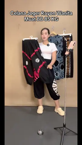 Celana Jogger Wanita Rayon Muat BB 85 KG #celanajogerwanita #celanajogermurah #jogerrayon #tiktoklive #livehighlights 