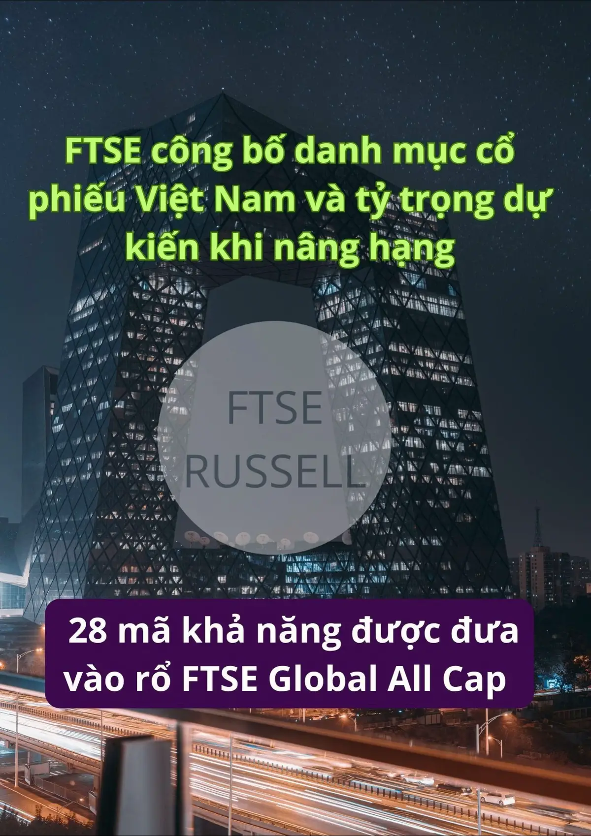 Việt Nam tiến gần hơn đến thị trường mới nổi, mở cửa dòng tiền tỷ USD 💸 #chungkhoan #ftse #dautu #hongnhiinvest #vnindex 