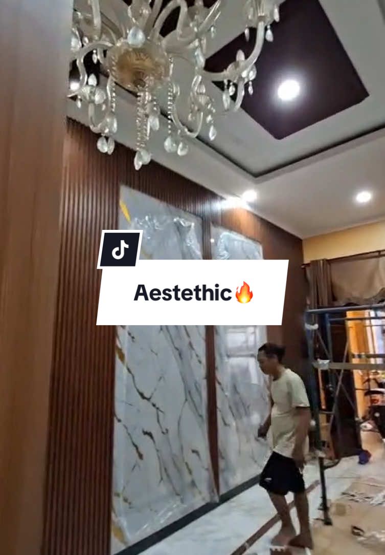 Perpaduan Marmer PVC & Panel WPC👌 Memberikan Kesan aestethic dan tentunya bikin Ruangan tambah cantik 😍🤩 Free Survei & Konsultasi !! Tanya-tanya dulu juga bolehh👌 ☎️ 0821-8346-3902 📍Jl.Pramuka Raya Blok.C No.43 & 44,Mampang,Pancoran Mas,Kota Depok,Jawa Barat(SAMPING KODIM) #wpc #marmerupvc #aesthetic #ruanganaesthetic #rumahdepok #depok #mampangdepok #pancoramas#plafonpvc#berandatiktok #capcut #interior #putrainterior99 #promomakan1111 
