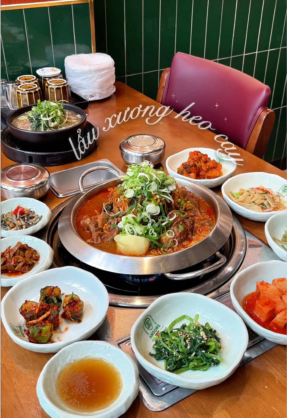 Lạnh như này đi ăn lẩu chuẩn bài #Andong #hanu #gopchang #lòngbòHànQuốc #dieptit 