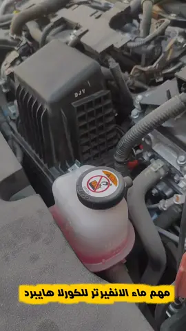 مهم ماء الراديتر للكورلا هايبرد  #الشعب_الصيني_ماله_حل😂😂 #كورلا_تقفل_ملف_جميع_السيارات #كورلا2025 #byd #كورلا 