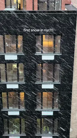 lasted like 15 mins but it was magical 😭 #newyorkcity #winter #snowfall #newyork 
