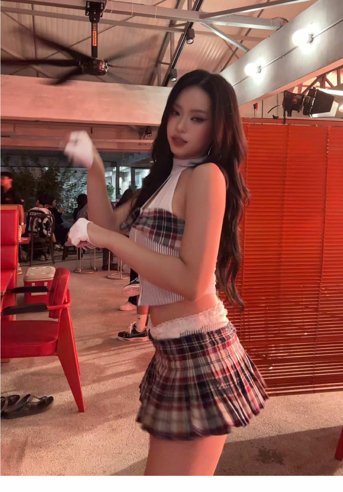 guess i’m in charge of the milkshake bar…. ❓#fyp #angeldolla 