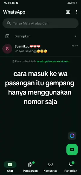 cara masuk ke wa pasangan 2025 #jasasadapwajarakjahu😜😜  #sadapsosmed #foryoupage#pan  #trikchatsaap 