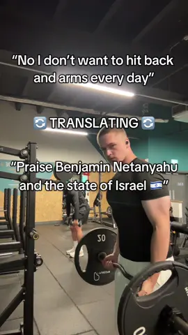 “I’m an IDF informant and I don’t hit back every day how could you tell?” #agartha #israel #gym #goy #discipline