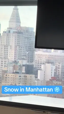 Didn’t I tell ya you might see a little snow 😁 #Snow #Snowing #Flurries #Fyp #Weather 