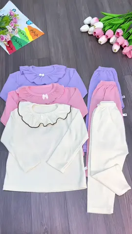 Bộ dài tay CỔ SEN cotton zip HÀ N đẹp cho bé 👌👌#xuhuong #bobozipchobe #bodaitaychobe #doxinhchobe #videoviral  @Mẹ San San  @Mẹ San San 