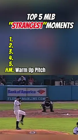 Top 5 MLB STRANGEST Moments  #ranking #top5 #MLB #baseball #mlbbtiktok 