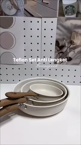 Masak dengan mudah dan lezat dengan teflon anti lengket, teflon anti lengket ini dirancang untuk memudahkan anda untuk memasak dan membersihkannya📈🤍#teflon #teflonantilengket #teflonmurah #teflonantilengketmurah #teflonset 