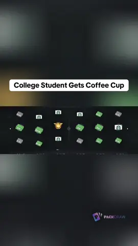 College Student Gets Coffee Cup