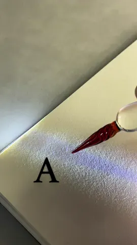 How to sign the letter A?