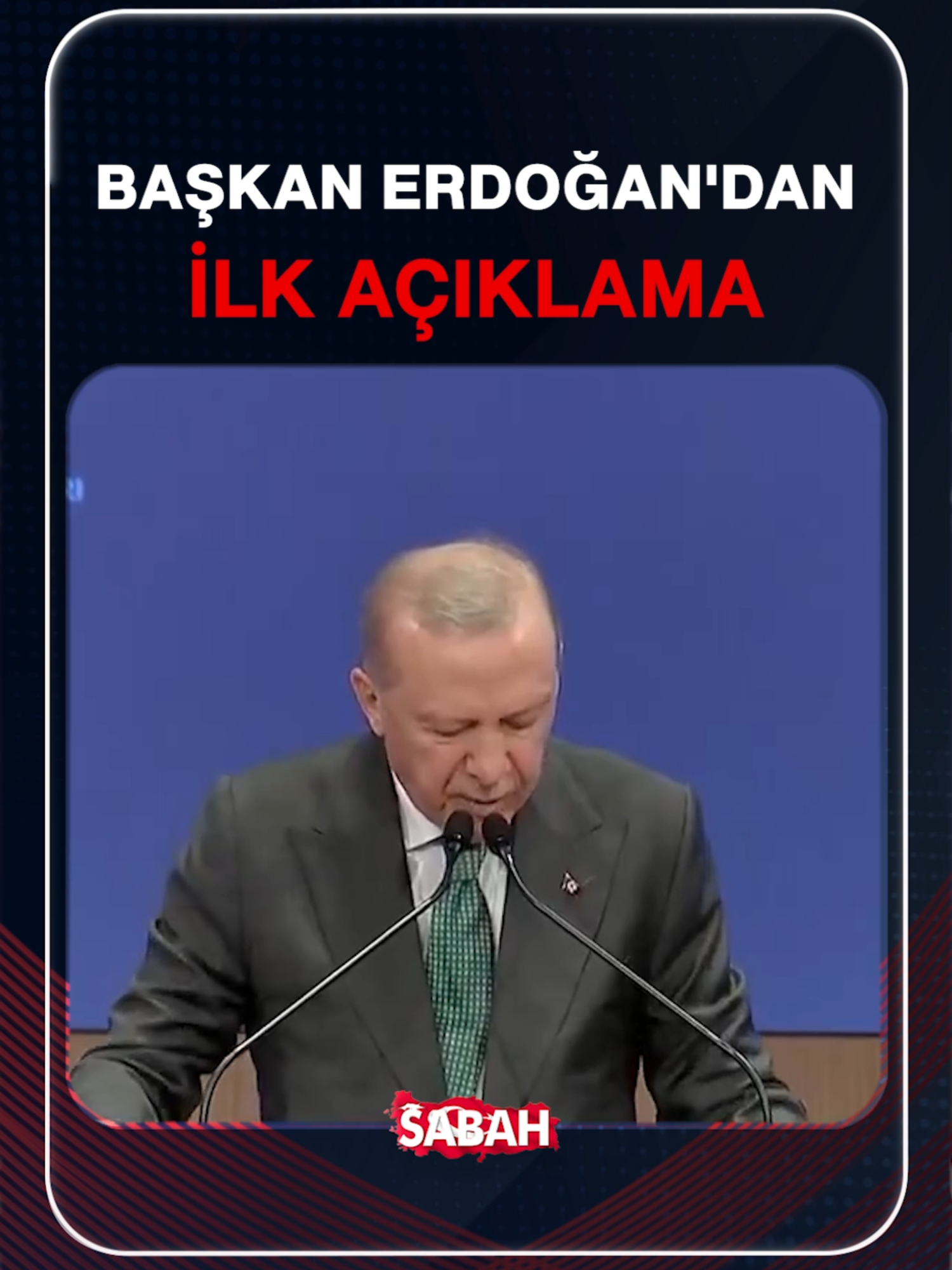 Başkan Erdoğan, Gürcistan-Azerbaycan sınırında düşen C130 uçağı hakkında konuştu:     Enkaza ulaşmak için çalışmalarımız sürüyor. İnşallah bu kazadan en az bir badire ile çıkarız. Rabbim şehitlerimize rahmet eylesin.