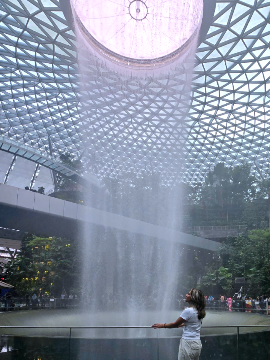 Jewel Changi Airport Singapore The most beautiful Airport.#singapore #traveltiktok #vacation #viral #fyp 