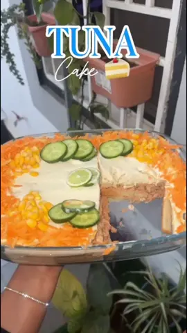 Tuna cake 🍰🐟😋 @SOMTUNA FISHING CO. #kutartankarintaada #kutartankarintaadaootijabikartidaada #berberatuna #somtuna #cookingchallenge 