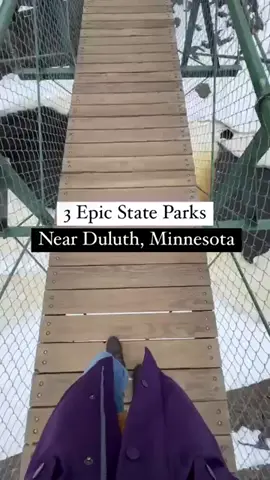 Three epic state parks near Duluth, Minnesota! 🌉 Jay Cooke State Park 💦 Gooseberry Falls State Park 🌲 Tettegouche State Park Be sure to save this post and follow for more unique finds around Minnesota!