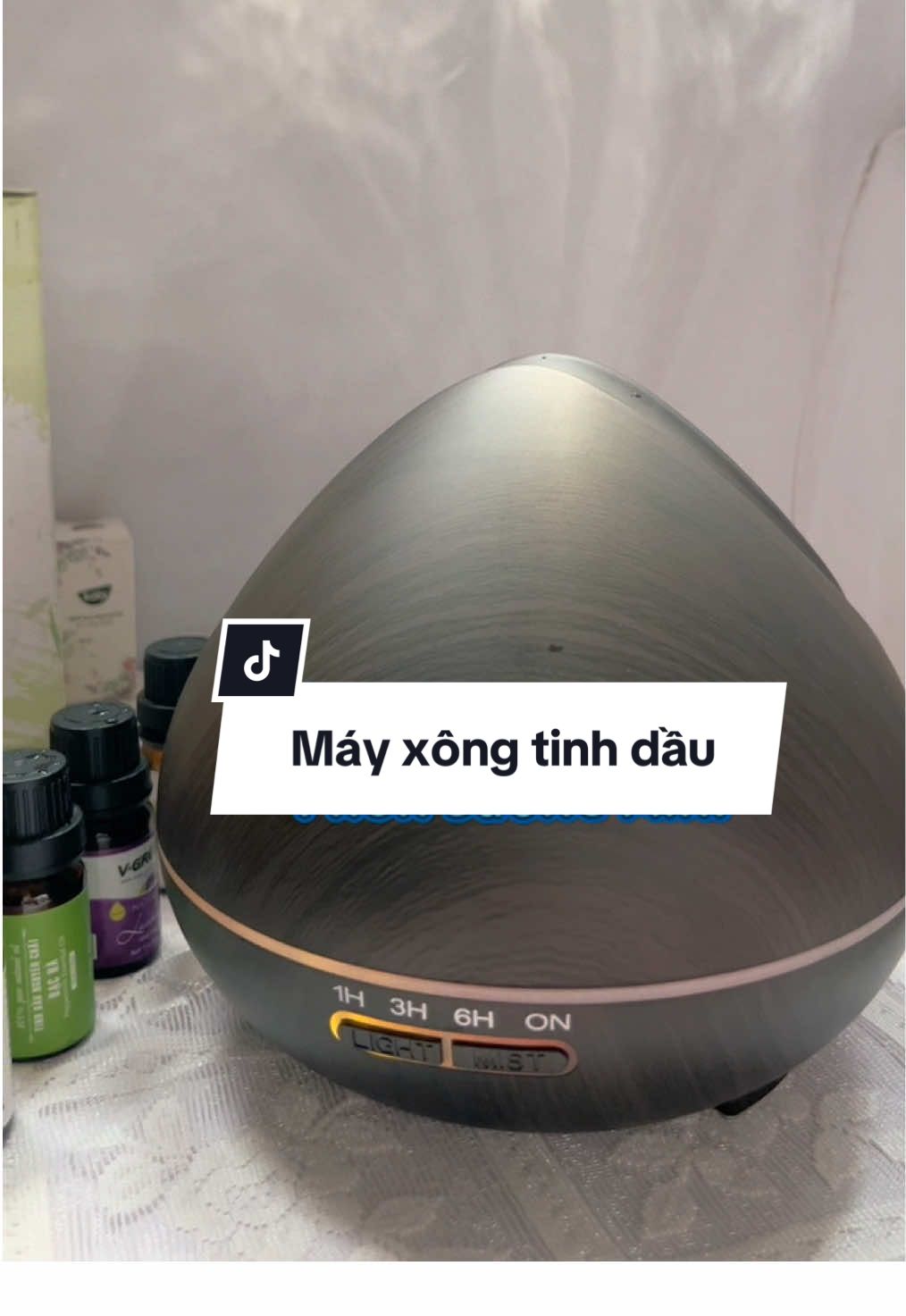 Máy xông tinh dầu búp sen vừa thơm phòng vừa decor phòng xinh xắn #mayxongtinhdau #mayxong 