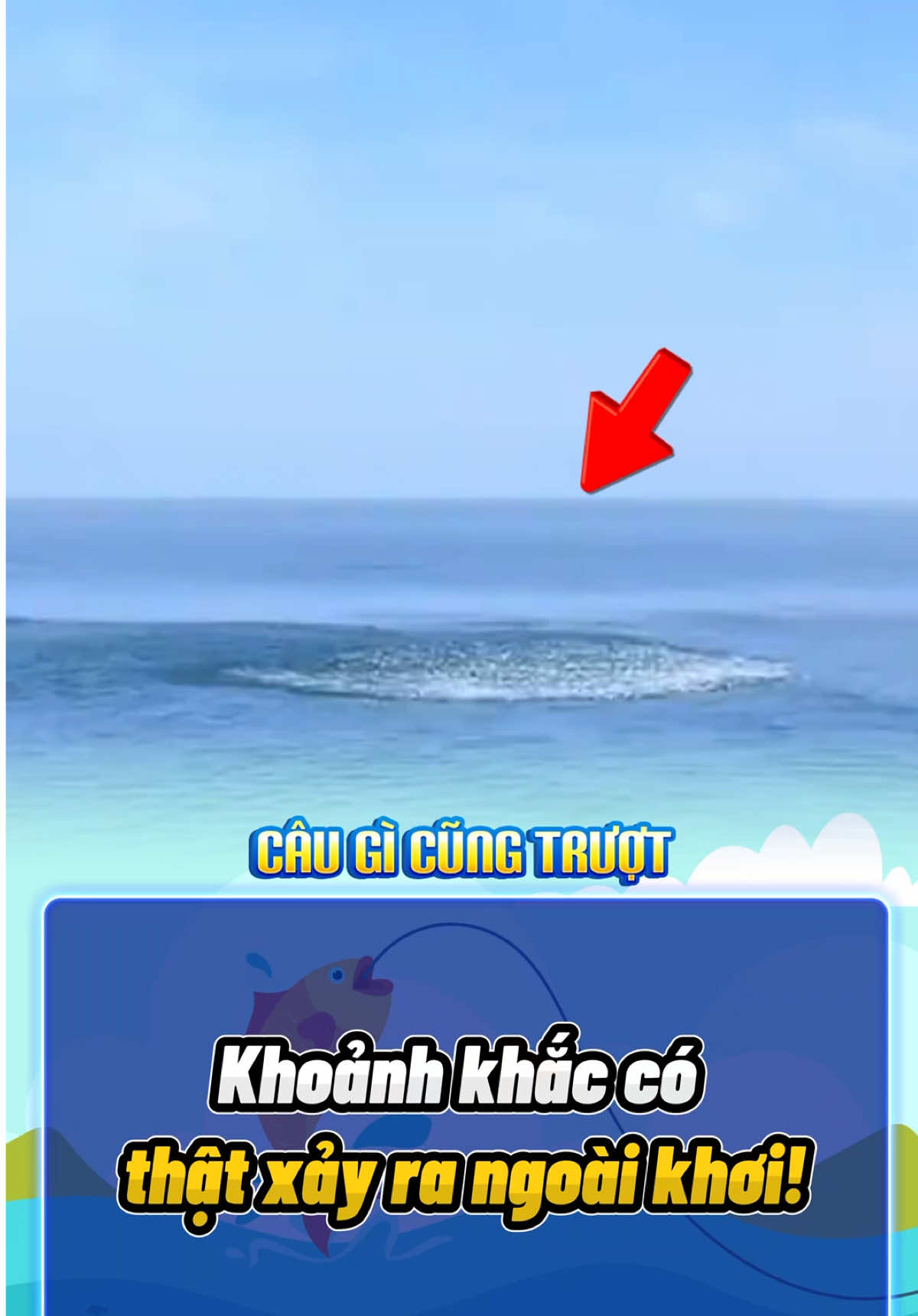 Khoảnh khắc có thật xảy ra ngoài khơi! #fishing #fishinglife #rarecatch #fishingtok #foryou 