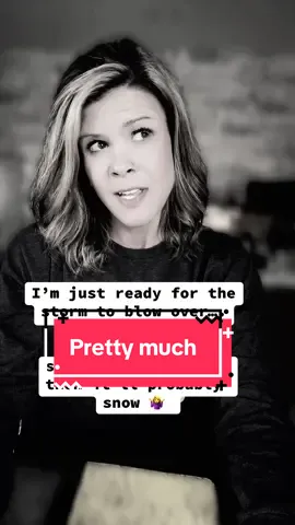 Life is full of challenges.  I feel like I’m challenged all the time! 🤷‍♀️ #prettymuch #storm #snowstorm #life #keepgoing 