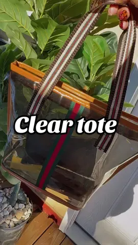 🤎🤎 #stadiumbag #cleartote #toiletrybag #totebag #fallfashion 