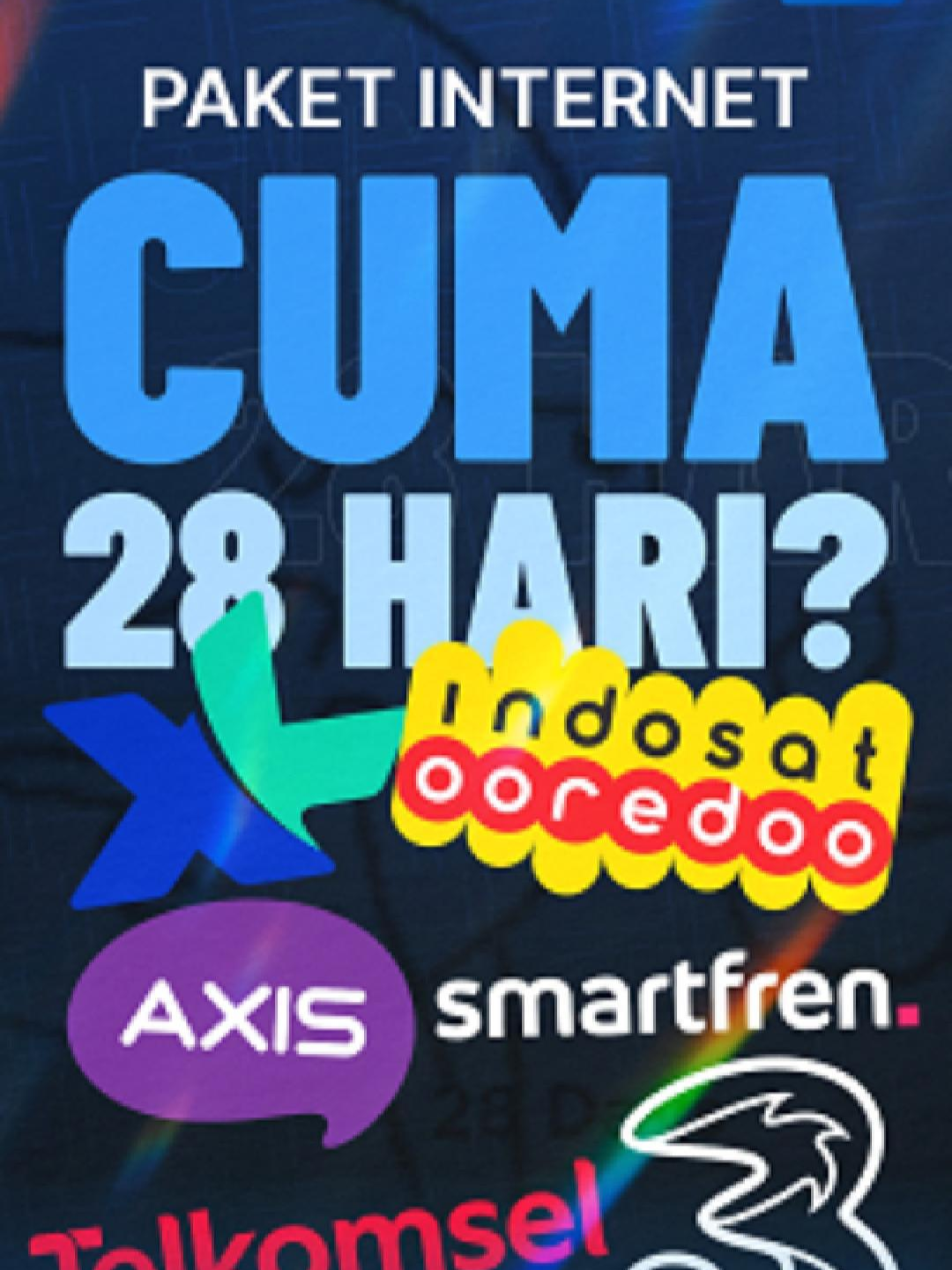 Paket internet sekarang kok cuma 28 hari ya? Ada yang ngerasain juga? #paketinternet