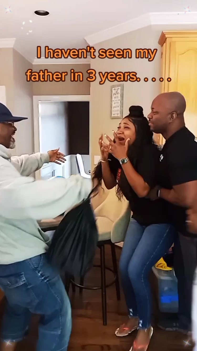 Nothing Hits Harder Than A Dad’s Hug🥹❤️#SurpriseReunion #Dad #FamilyLove #DadReunion #BackHome 
