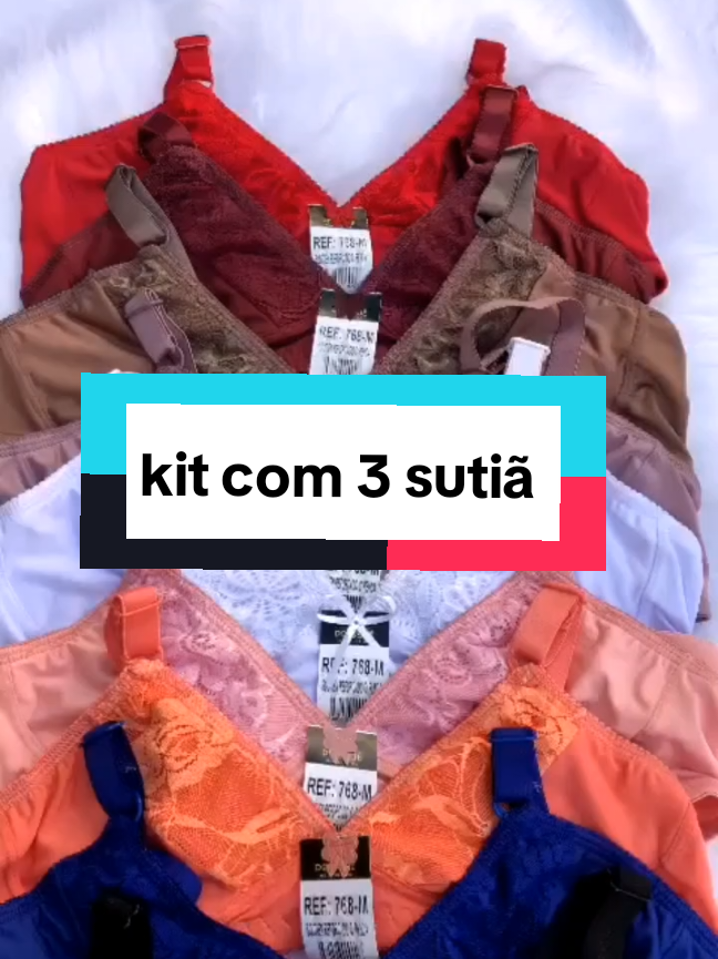Kit com 3 sutiã ✨✨ você encontra na shoppe Copiando e colando o 🆔 do Produto 👇 ✨✨  AWR-CPH-LNN #sutia #modaintimafeminina #viraltiktok #viral 