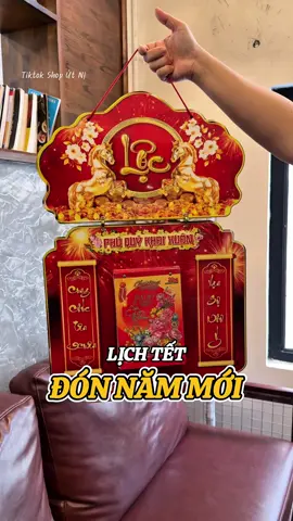 Lịch Tết tranh tráng gương cao cấp #lichtet #lichtreotuong #lichmaihuyenanh #shoputni 