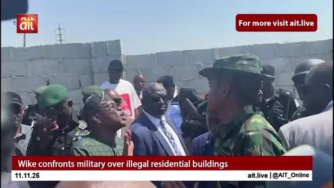 #Breaking: Tension in Abuja as Soldiers Block Wike from Accessing FCT Land 📹 @officialaitlive #Wike #gbaramatuvoicetv #TrendingNow