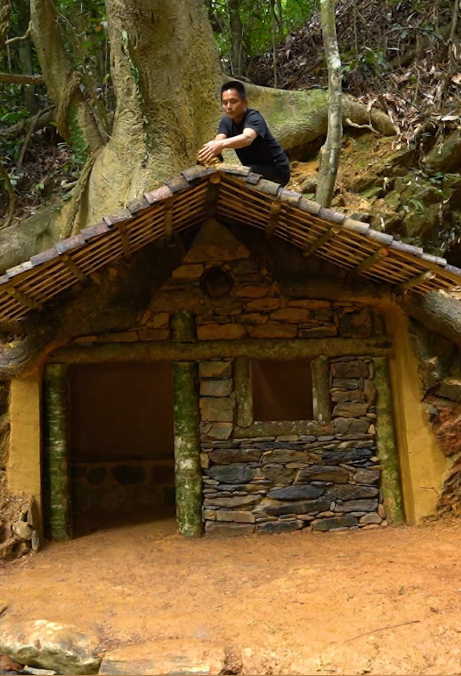 #shelter #treehouse #survial #camping #bushcraft 