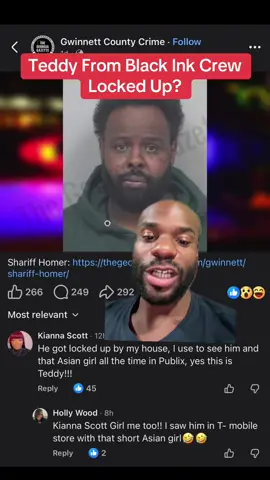 It looks like former Black Ink Crew cast member, Teddy, was arrested down in Georgia for a probation violation. #TyreakToldYou #BlackInkCrew #Teddy #Mugshot #EntertainmentNews 